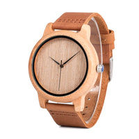 Wood Watch for Men Women Japan Analog Quartz Wristwatches 44Mm Causal Green Leather Watches Custom Birthday Gift